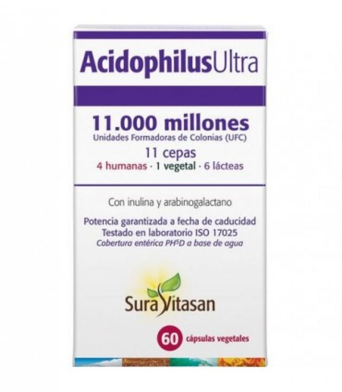 Acidophilus Ultra 60 capsulas 11.000 mill. de UFC
