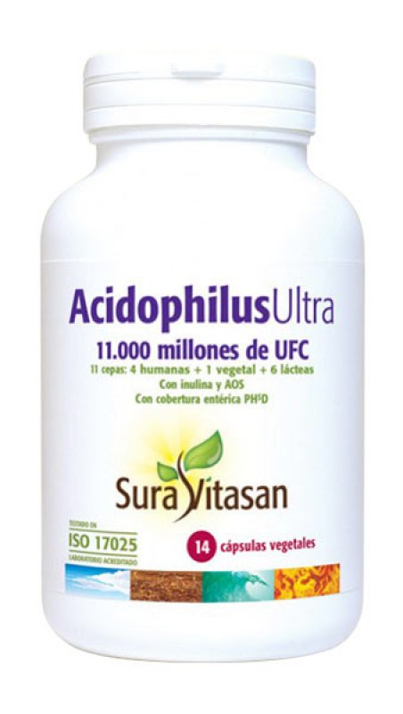 Acidophilus Ultra 14 capsulas 11.000 mill. de UFC