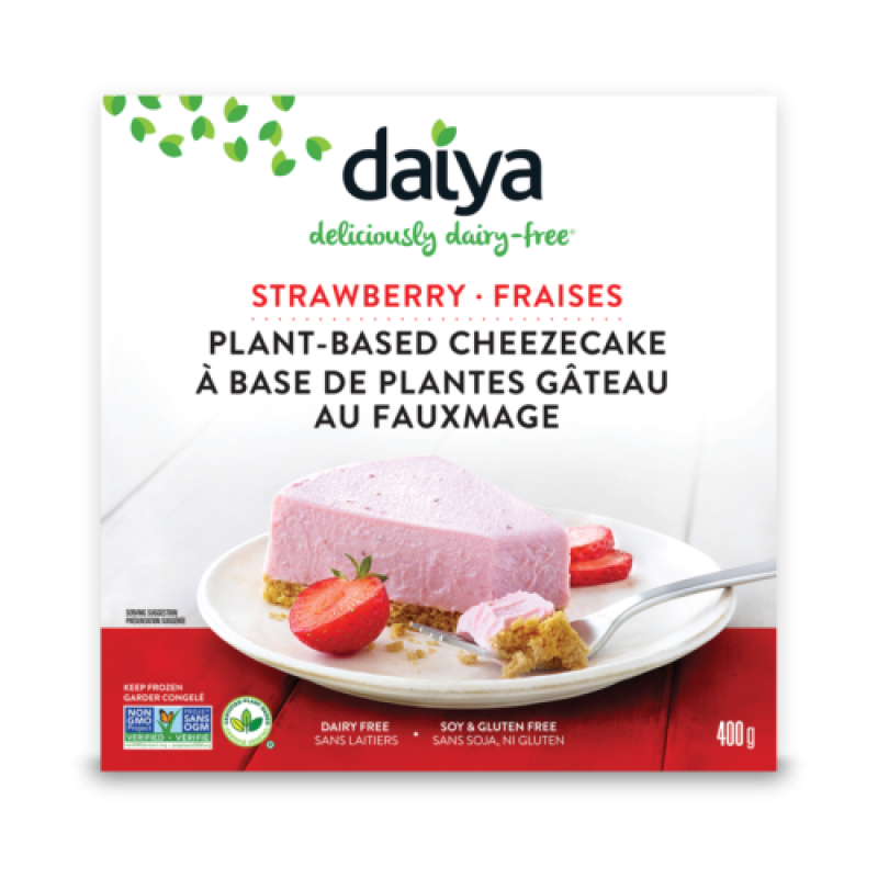 Strawberry Plant-Based Cheezecake 400 g