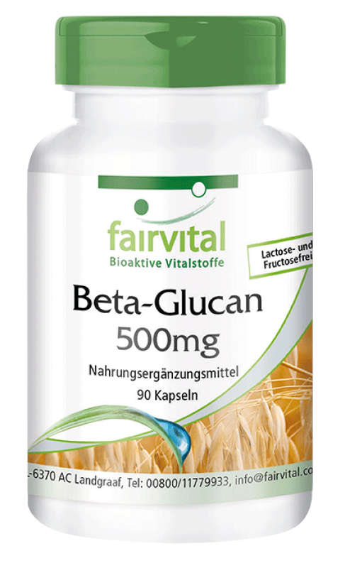 Beta-glucano 500 mg - 90 cápsulas