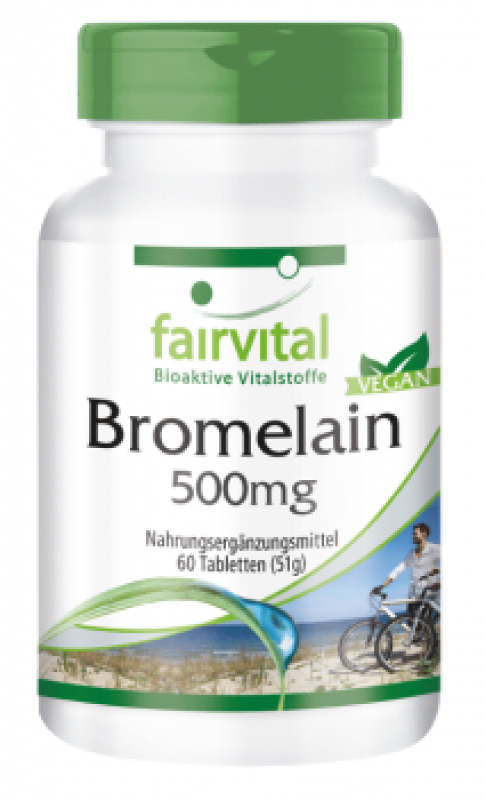 Bromelina 500 mg - 60 tabletas