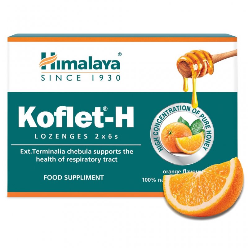 Koflet-H Orange Himalaya Lozenges 2x6