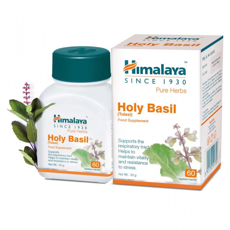 Holy Basil - Tulasi Himalaya 60 cápsulas