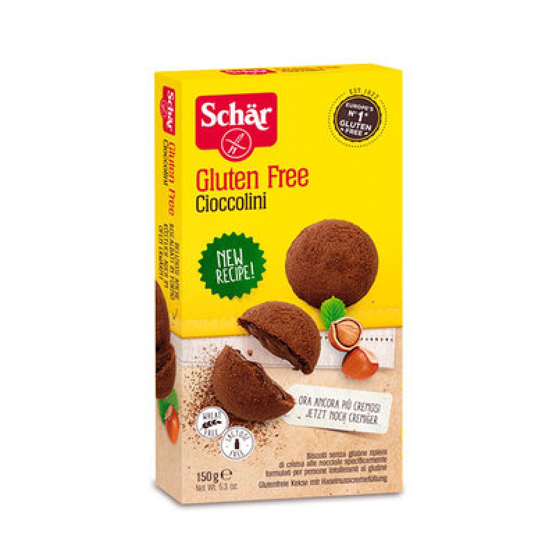 CIOCCOLINI BISCUITS WITHOUT GLUTEN - 150 GR.