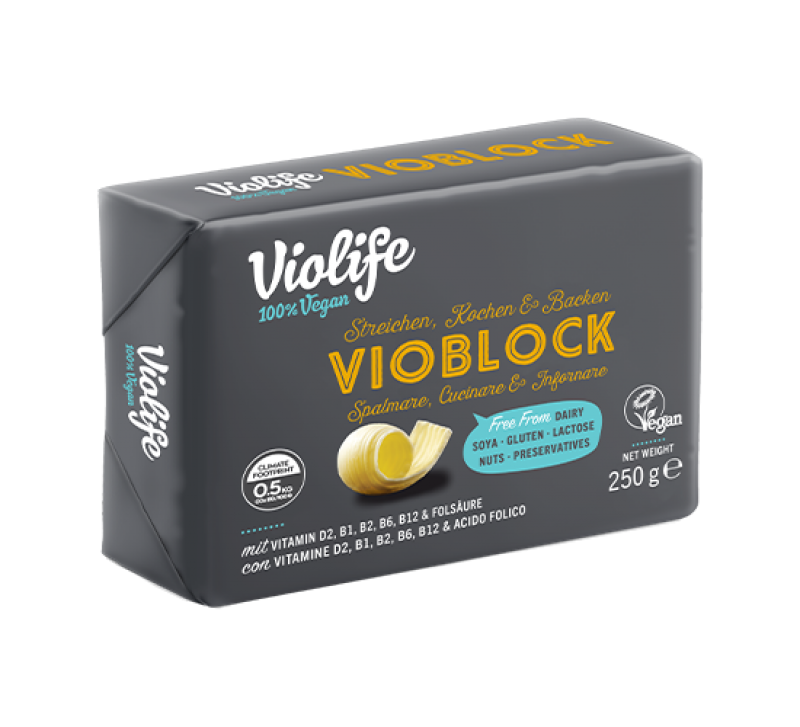 Vioblock -vegane Butter- 250 gr. mit Salz 