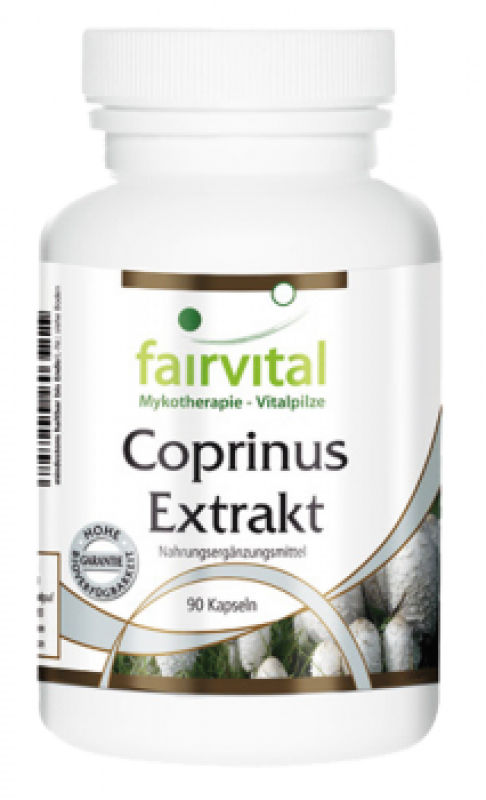 Coprinus Extrakt 500mg - 90 Kapseln