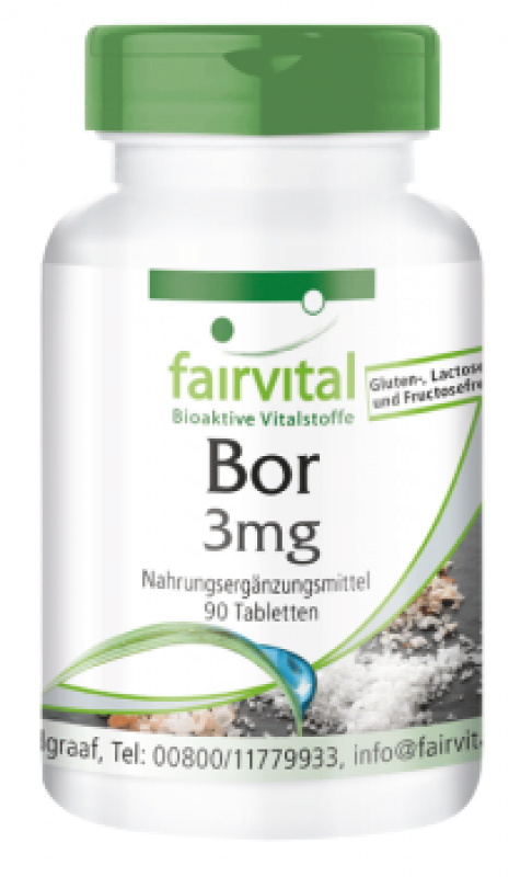 Bor ( Borax ) 3mg - 90 Tabletten