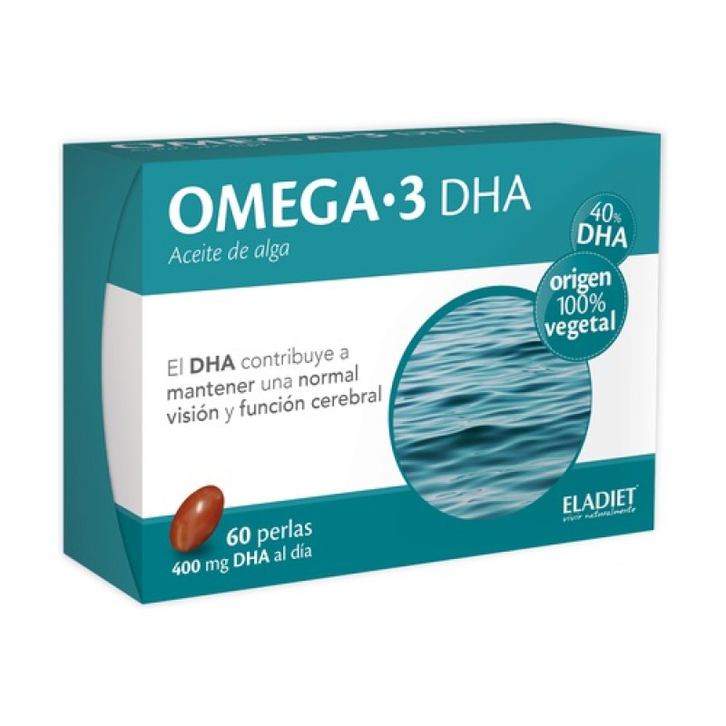 Omega-3-Algenöl DHA 60 Perlen von 400 mg